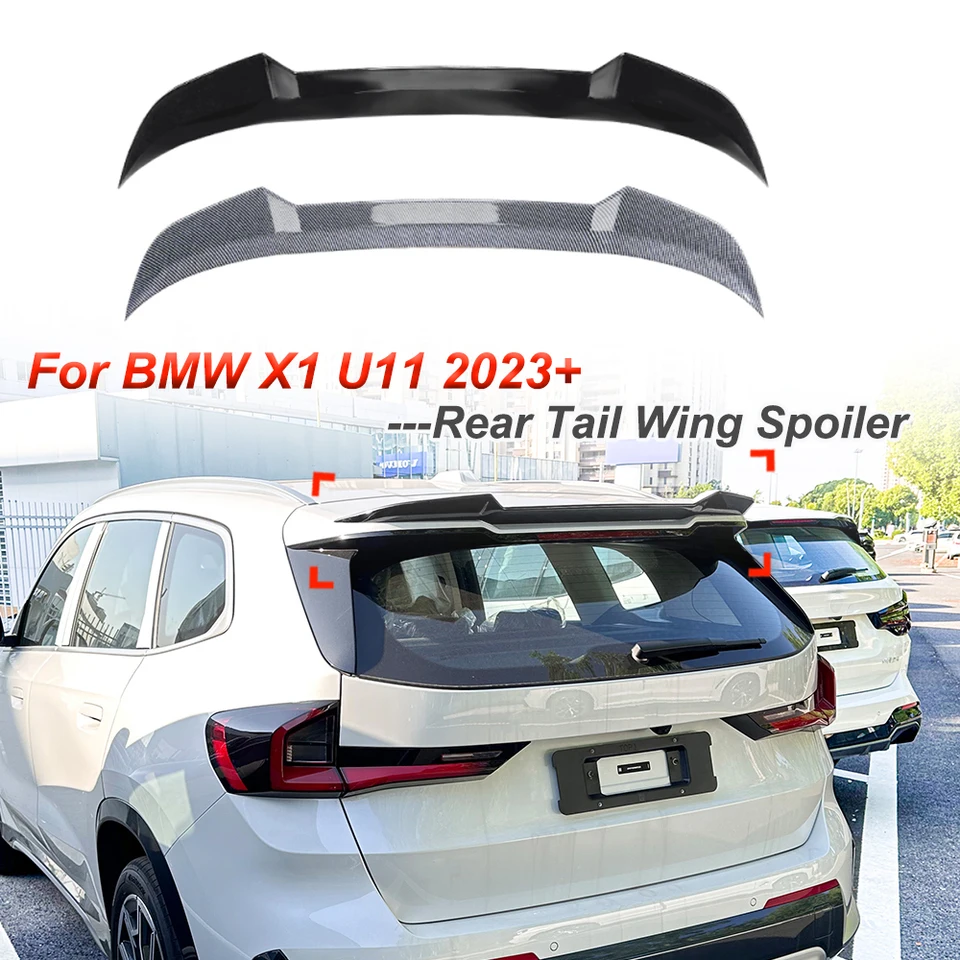 Glosy Black Top Top Top Tail Wing Spoiler Car Body Modifikácia pre BMW X1 U11 2023+