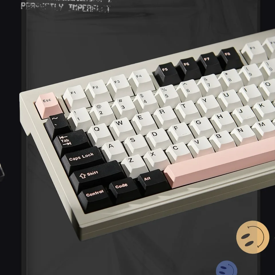 GMK Keycap Výška výška PBT Dvojfarebné 68/75/84/87/98 Bald Head Nemechanická klávesnica