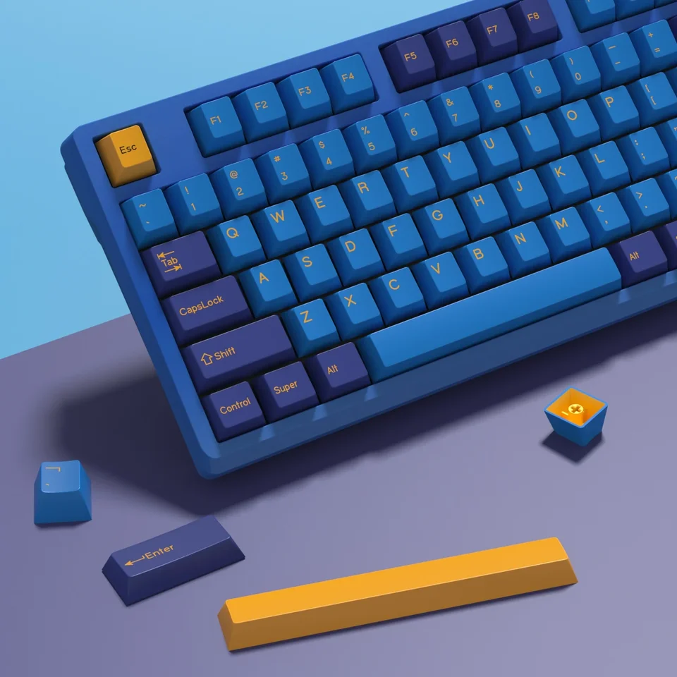 GMK Nautilus Keycap Cherry Profil Double Shot PBT ISO Keycaps pre mechanickú klávesnicu súprav
