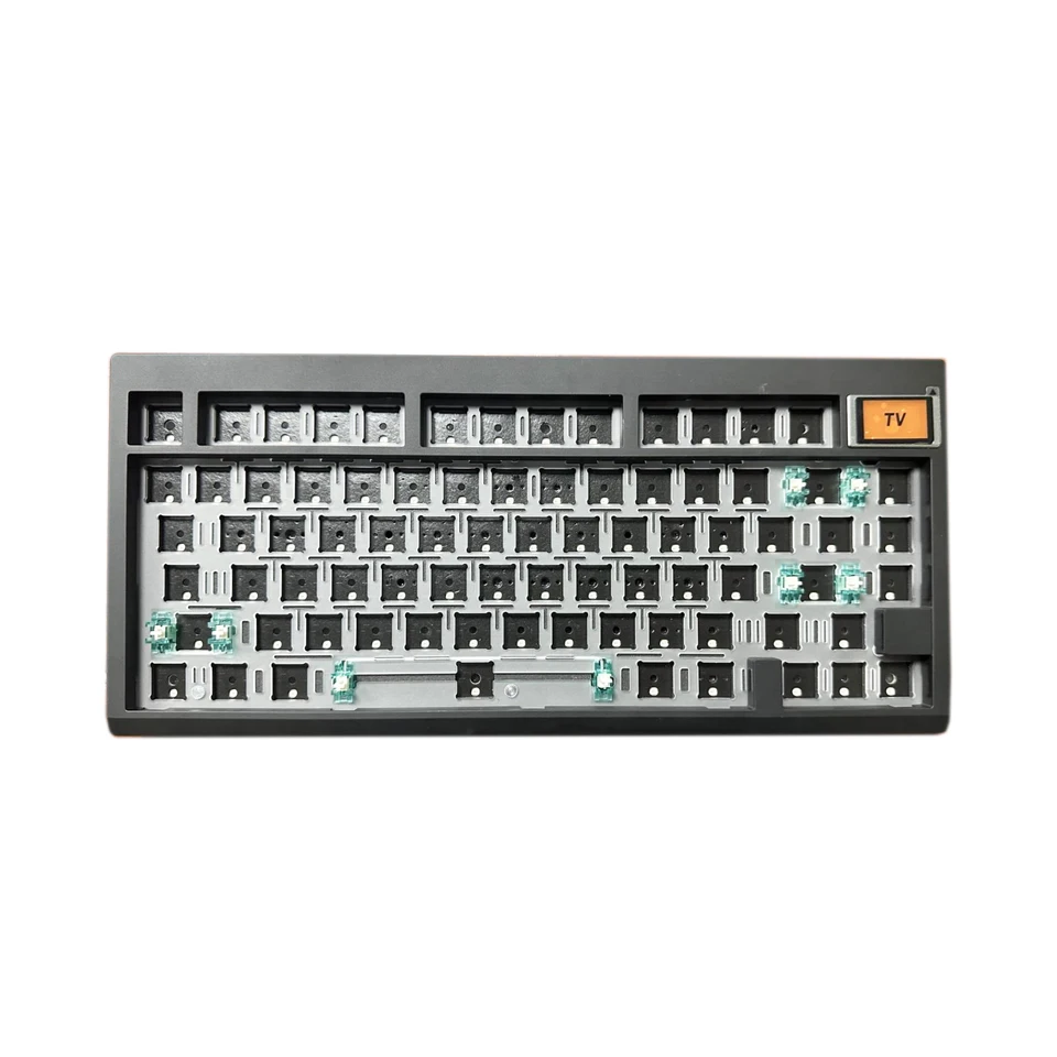 GMK81 MECHANICKÁ Klávesnica s obrazovkou obrazovky RGB podsvietená štruktúra tesnenia Gaming Hot Swap Keyboard pre Prispôsobené