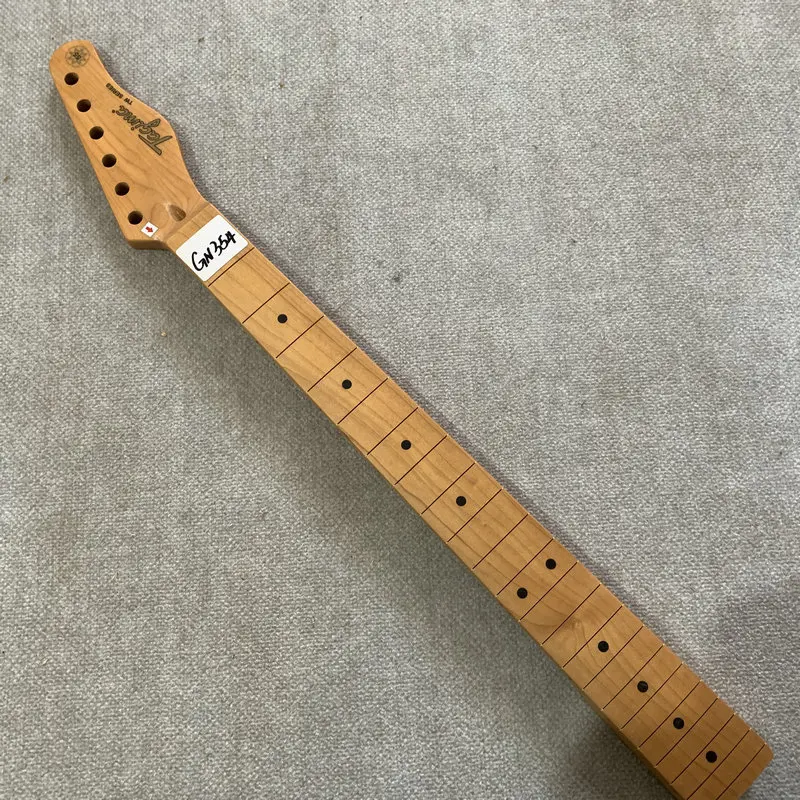 GN354 Nedokončená tagima TW séria TL Model Electric Guitar Neck Tele 22 Frets 648 Sáhy dĺžka javora dreva pre domácich majstrov