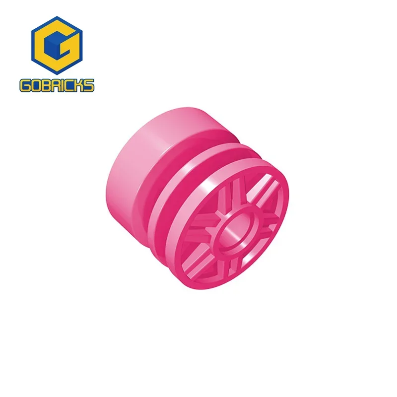 Gobricks 1 ks MOC koleso 18 x 14 s falošnými skrutkami a plytkými lúčmi kompatibilnými s 55981 20896 Model Building Blocks