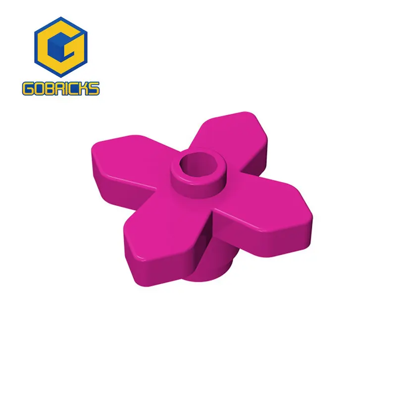 Gobricks GDS -943 kompatibilný s LEGO 4727 Listy kvetu rastlín 2x2 - uhlové hračky zostavujú stavebné bloky Technické