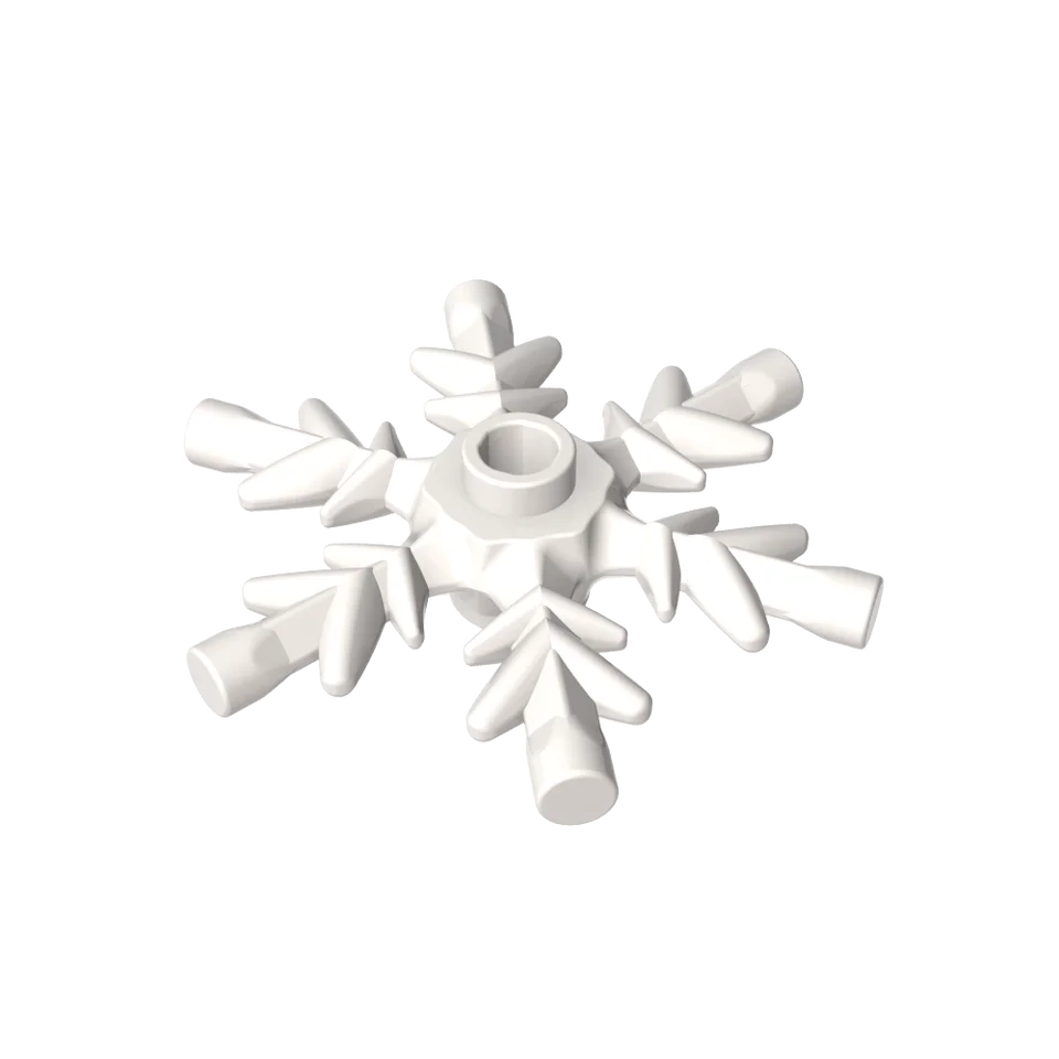Gobricks GDS-M468 Snow Flake 4 x 4 kompatibilný s Lego 42409 Zostavuje stavebné bloky detských hračiek