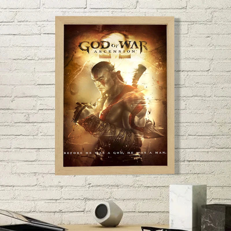 God of War Plagáty pre stenu dekoráciu Kratos Hra Domov Ozdoby Dekoratívne maľby plátno Plagát plagát Art Decoration The Garden
