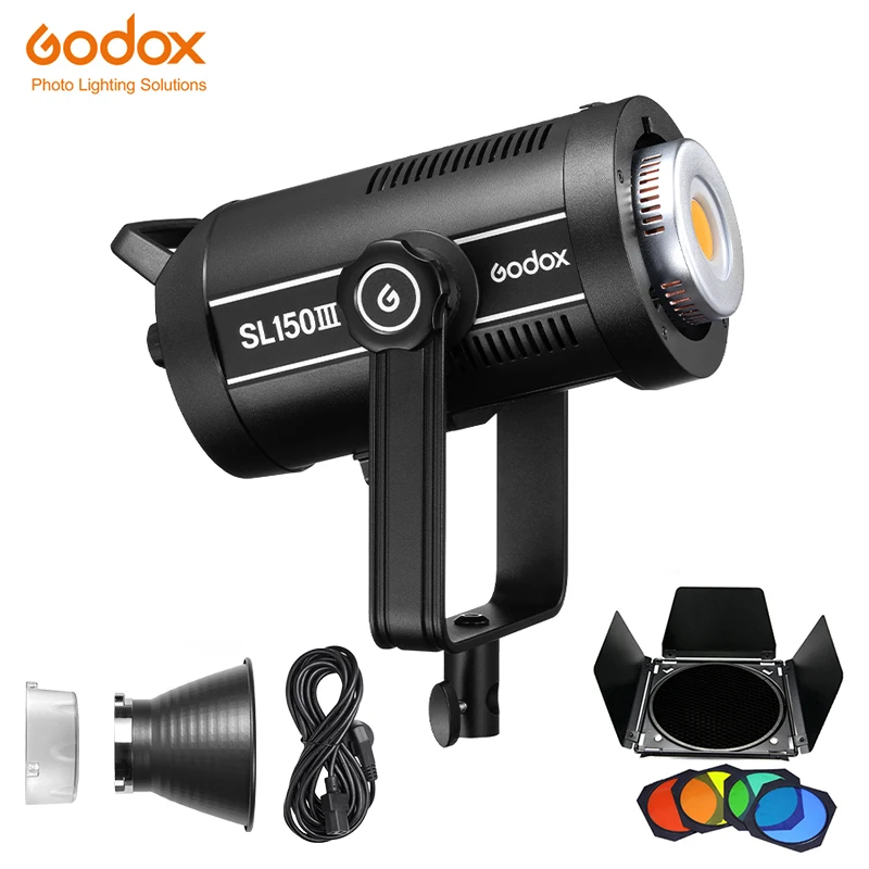 GODOX 150W SL150III 5600K Biela verzia LED VIDEO VIDEO LIGHT Bowens Mount Daylight Balanced 2.4g Wireless X Systém Control by App