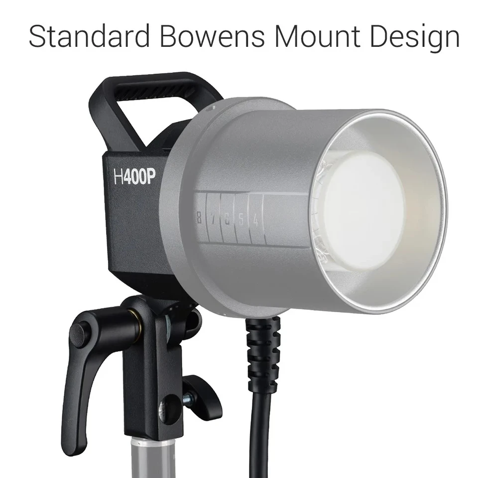 Godox H400p Flash Head Bowens Mount Off-Flash Ruckheld Extension Head pre Godox Witstro Ad400 Ad400pro Flash Strobe