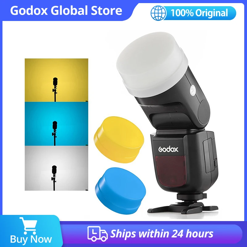 GODOX V1 V1-C V1-N V1-S V1-F V1-O V1-P Speedlite Flash White Blue Yellow Difuser Soft Box Puzdro