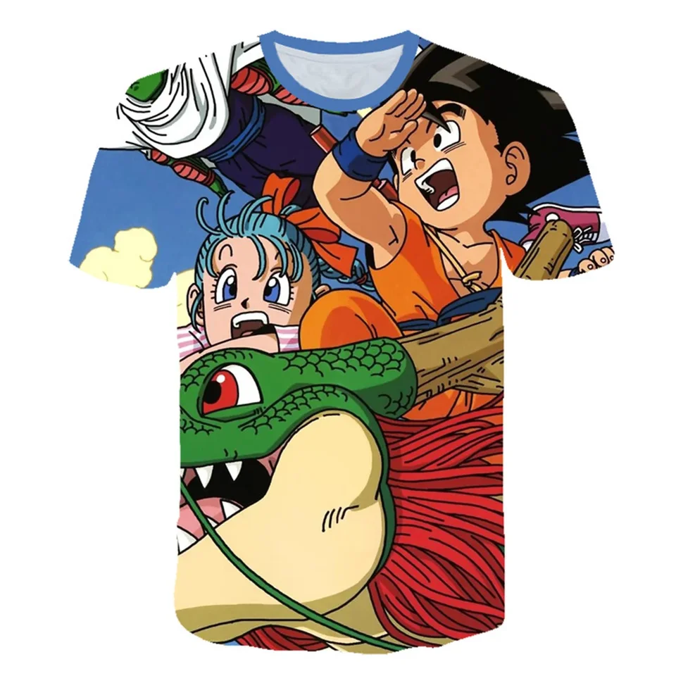 Goku vegeta tričko Dragon Ball Z Tričko Detský chlapec oblečenie japonský anime kostým detský odev Gorus top