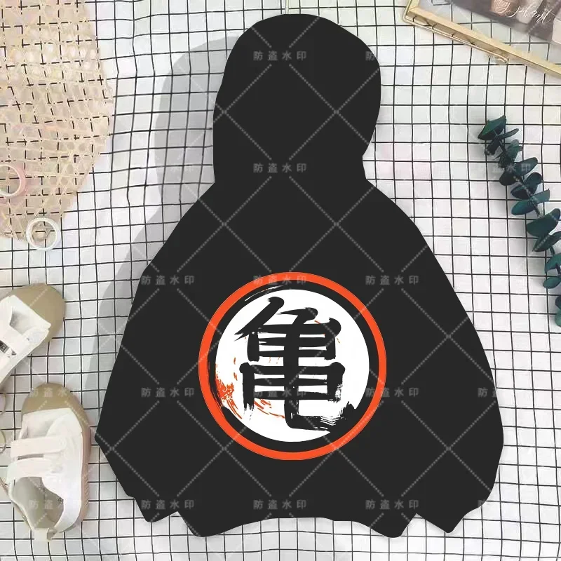 Goku Zelenina tlač pullover módu draka lopta z mikiny pre deti chlapcov a dievčatá mikina uvoľnená jarná jeseň s dlhým rukávom