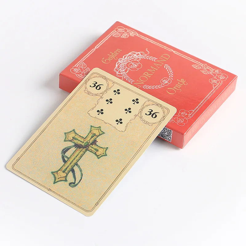 Golden Lenormand Oracle karty