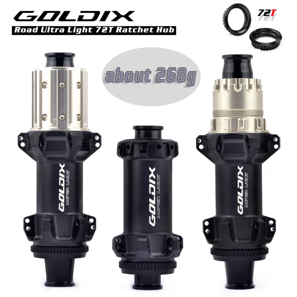 Goldix R160 Super Light Road Hub Center Disk Rovné ťahanie 24H Ratchet 72t XD Class Bike Hub pre Shimano 11 12 Speed