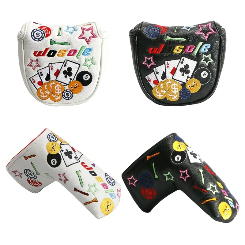 Golf Club hlava krytu putter Headcover Tapter Putter Cover Talets Tovers pre Taylormade-Pider Bettinardi-Putters