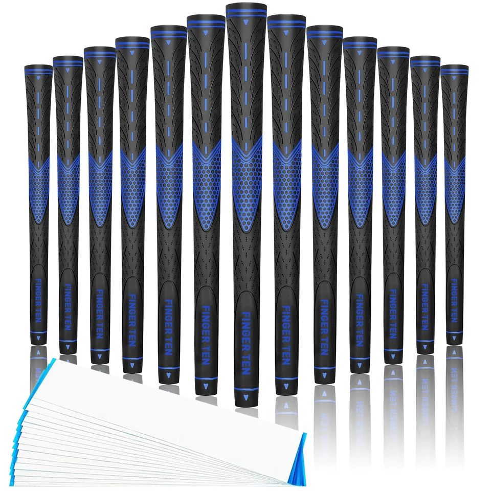 Golf Grips Set 13 Grips s páskou, štandardné / stredné, žien / mužov proti lesklým gumárskym klubom