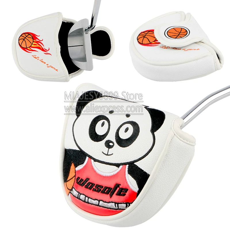 Golf Putter Headcover PU Vysoko kvalitný T-typ Putter Golf Headcover Golf Golf Clubs Hlava Cover Golf Accessories