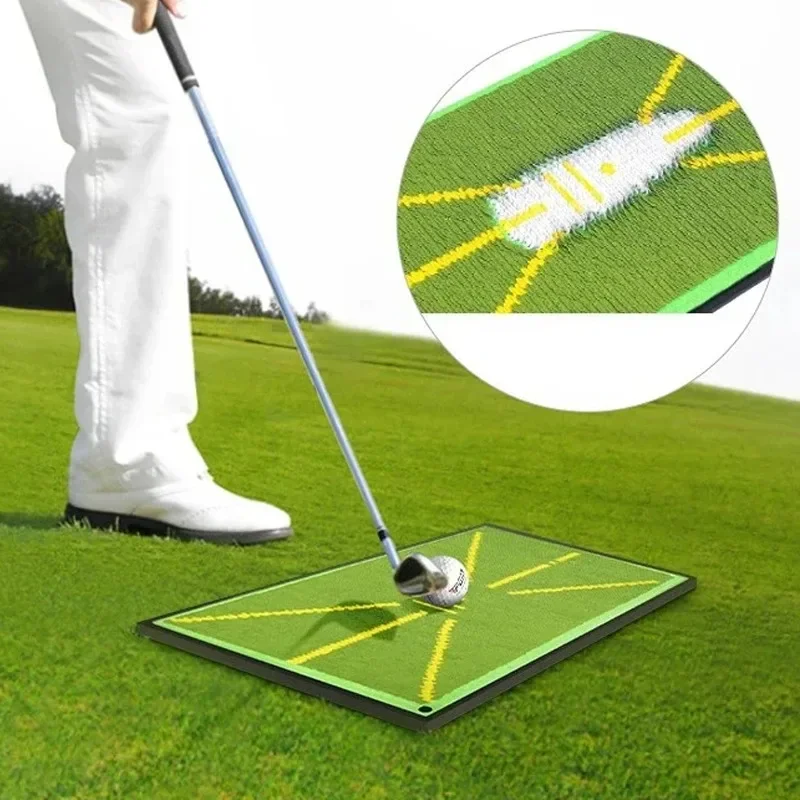 Golf Swing Practice Mat zobrazuje trajektóriu pre začiatočníkov v interiérovej vonkajšej trajektórii Pomoc pri detekcii