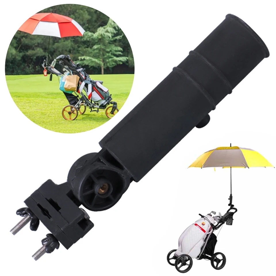 Golf Trolley dáždnik nastaviteľný golfový dáždnik držiteľ klip golfový push cart s dáždnikom montážny príloh