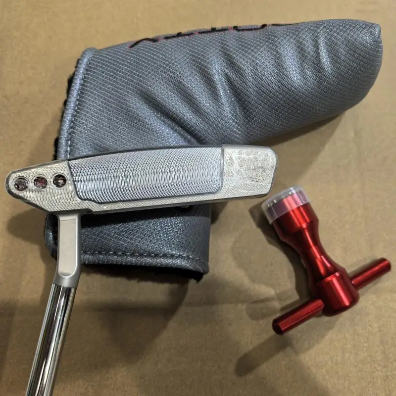Golfové kluby Squareback Golf Putter 33 34 35 palca pravého rúk s oceľovým hriadeľom zahŕňajú hlavnú čiaru