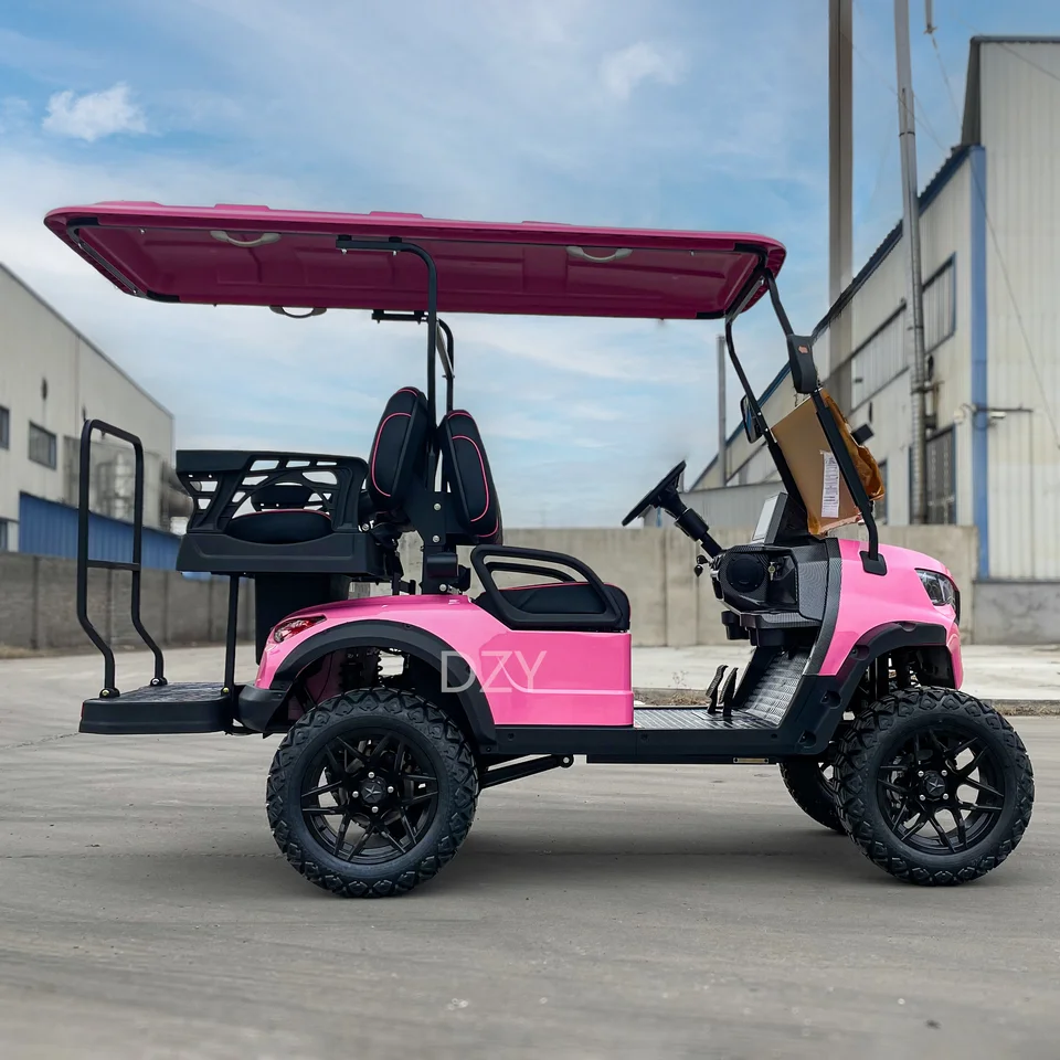 Golfový košík Elektrický 2-4-6-8 SEATER ELEKTRICKÉ Auto s lítiovou batériou Vysoká nízka cena