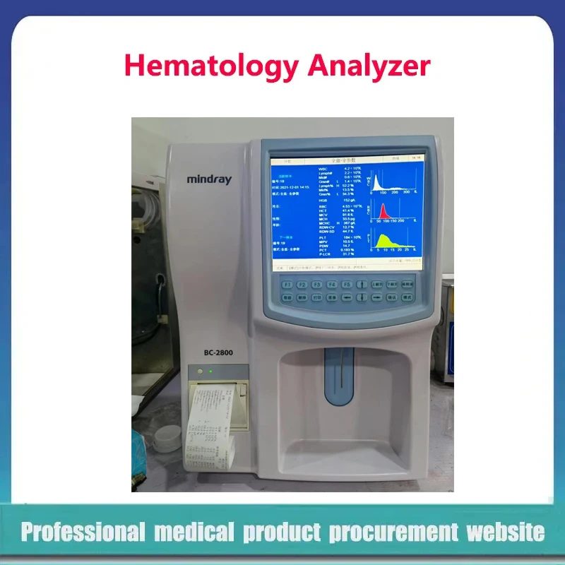Good Performance MindRay BC2800 Hematology Analyzer 3 Časť CBC Auto hematologický hematologický analyzátor prenosný analyzátor