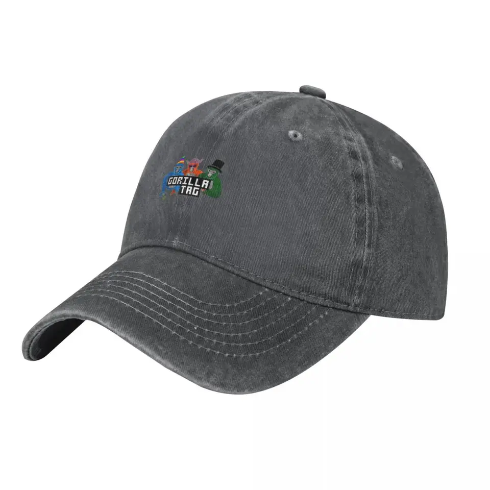 Gorilla tag gorilla modrá párty klobúk oranžová kovboj zelená klobúk opica od Polkart Baseball Cap Foam Party Hat Mens tenis
