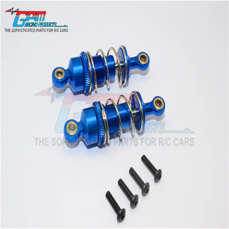 GPM zliatiny predného/zadného nastaviteľného zliatiny Gule Top 53 mm tlmič - 1pr pre aktualizáciu Tamiya TT02/TT02T RC