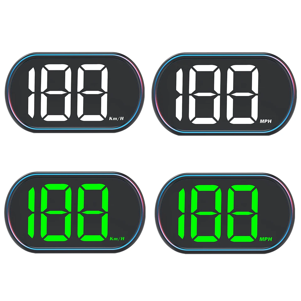 GPS KMH MPH HUD Digital Speedometer hlava nahor DIGITÁLNA Rýchlosť meracieho mera