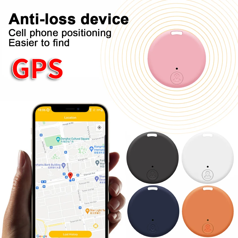 GPS Tracker Zariadenie Dlhá životnosť batérie diaľkový nálezovač Bluetooth kompatibilný proti strateným alarmom
