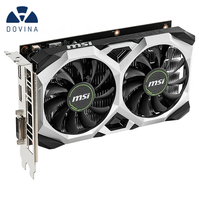 Grafická karta Nízky profil GTX 1650 4GB 1650 Grafic Card Suit FPR tiché puzdro Server GPU