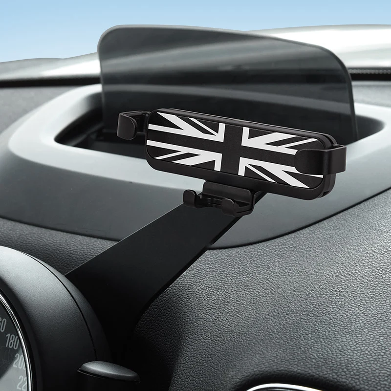 Gravitačný automobil Držiteľ GPS podporuje Android Apple Apple nastaviteľný pre Mini Cooper S Countryman Paran Clubman R50 R55 R60 F60