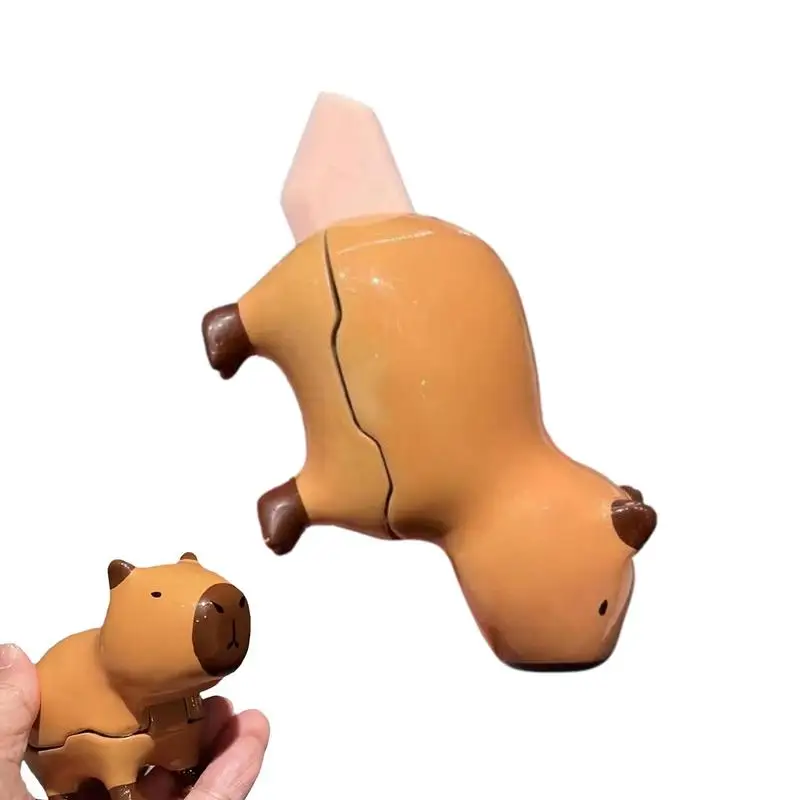 Gravity fidget Toy Hrace zatiahnuteľná kapybara v tvare 3D gravitácie Radish Toy Fidget Sensory Push Hračky pre deti a dospelých reďkoviek hračky