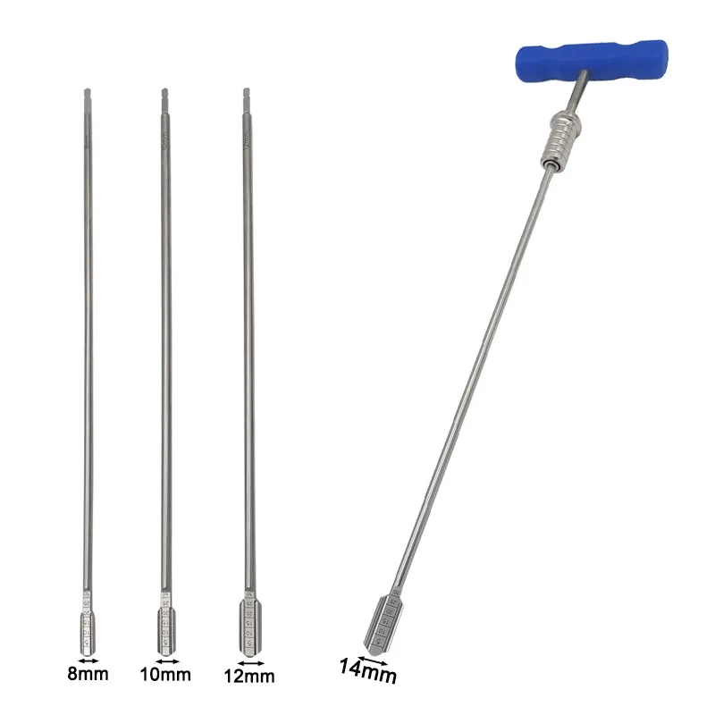 Greatlh 1set Vertebra Intervertebral Disc Reamer vymeniteľný reamer ortopedický lekársky nástroj prístroj z nehrdzavejúcej ocele