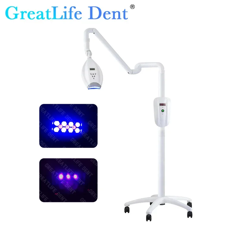 GreatLife Dent Dental Výkonné bielenie zubov 55 W 11 LEDS Stroj studenú modrú farbu bieliaceho stroja LIGHTING SVETLO SVETLA LAMP