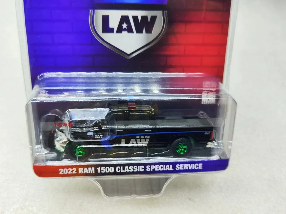Greenlight 1:64 2022 RAM 1500 1500 Zelený stroj zliatinový model automobil Diecast Metal Hračky narodeniny darček pre deti Boy