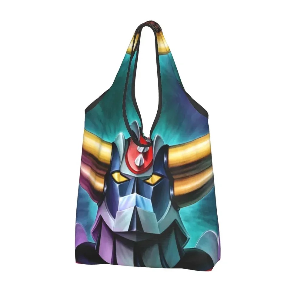 Grenker Goldrake UFO Robot Groceries nakupovanie That Bag Ženy kawaii anime manga nakupujúci rameno veľkú kapacitu kabelky