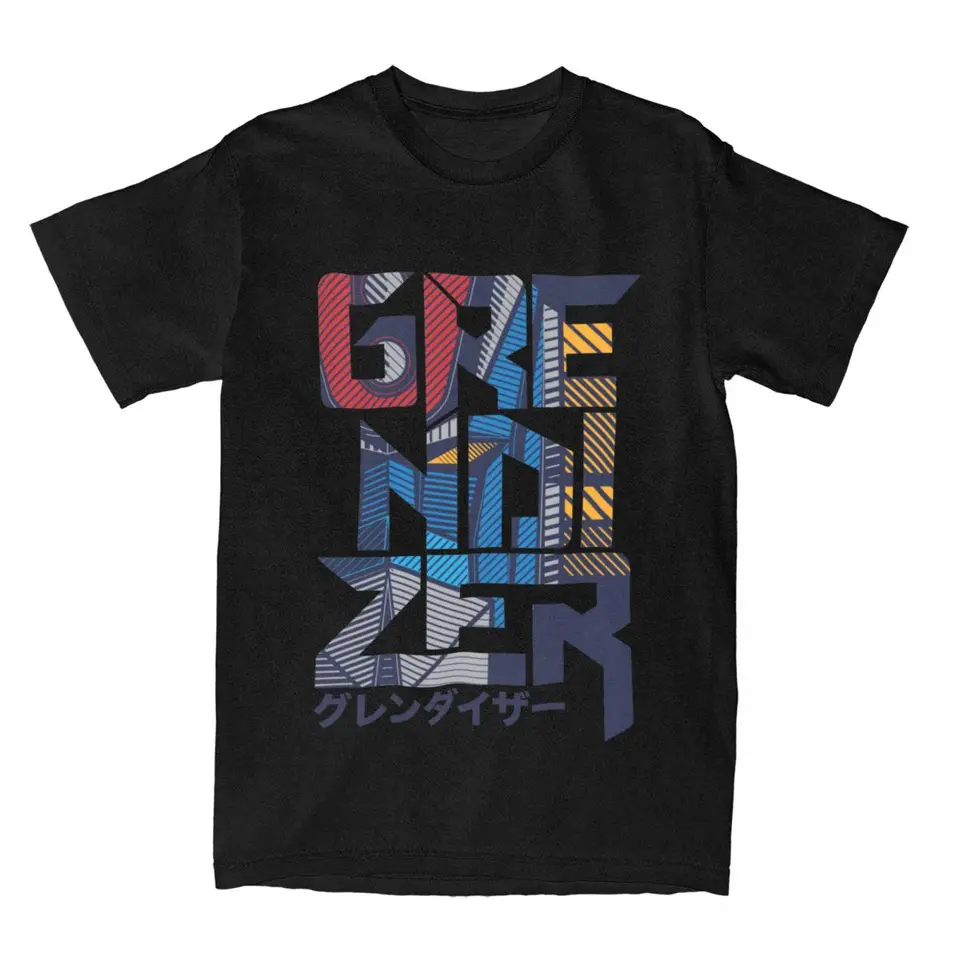 Grenker UFO Robot Goldorak Stufls Tirls for Men Women Goldrake Roboty Crazy 100% bavlnená grafická tlače odpaliská