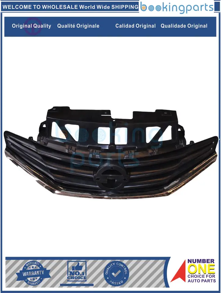 GRI69613,62310-3VY0A, 623103VY0A GRILLA pre NISSAN Note 2012-2015 E12 HR12DE [USA]