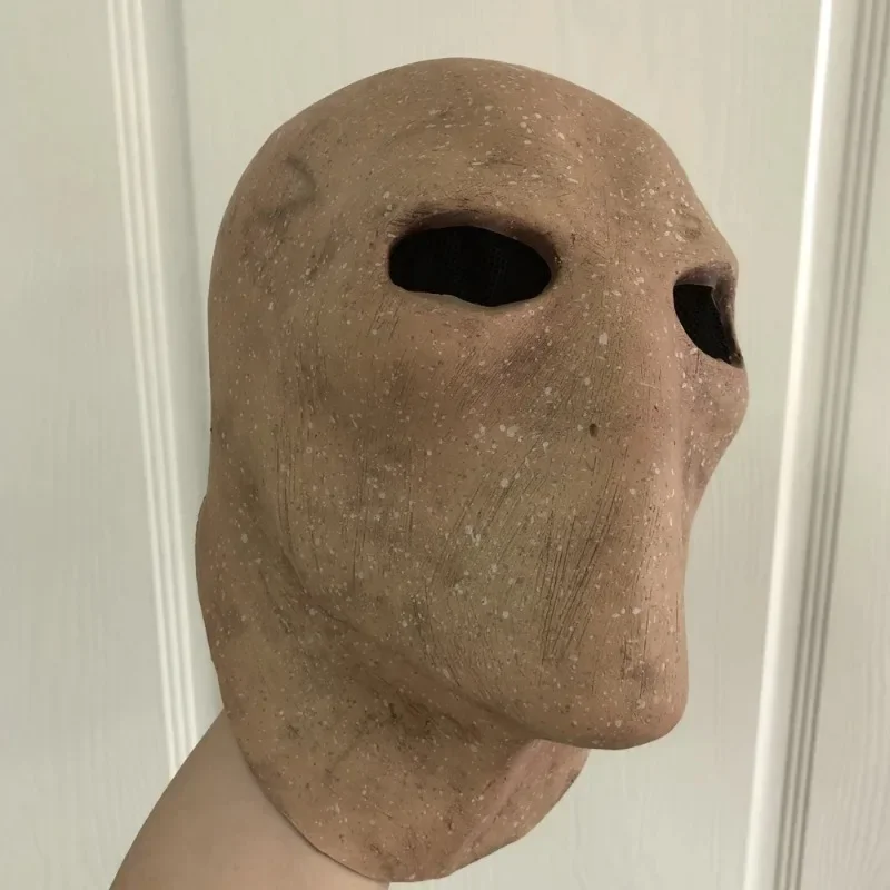 Griezelige Slanderman Masker Cospaly Horror Gezichtsloze muž Buitenaardse Schedel Latex Hellow Halloween Carnaval VerkleedPartij