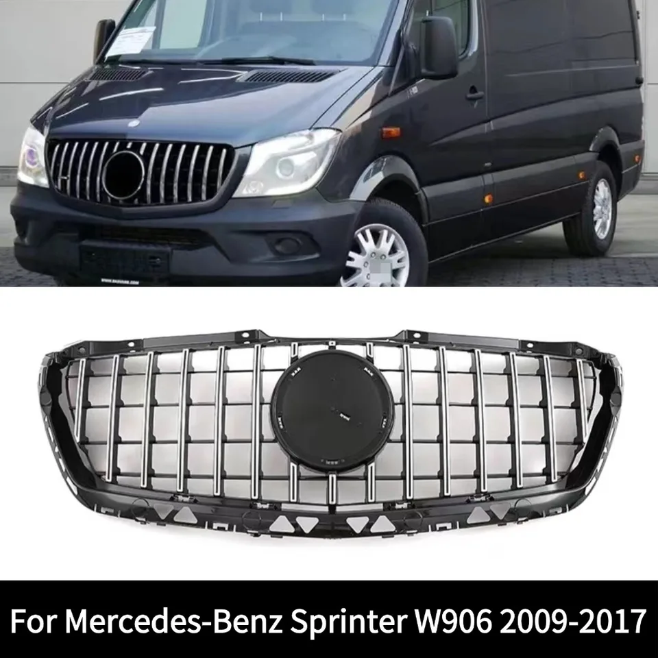Grill Grile Grill Grill pre Mercedes-Benz Sprinter W906 2009-2013 2014-2017 ABS náhradné grily