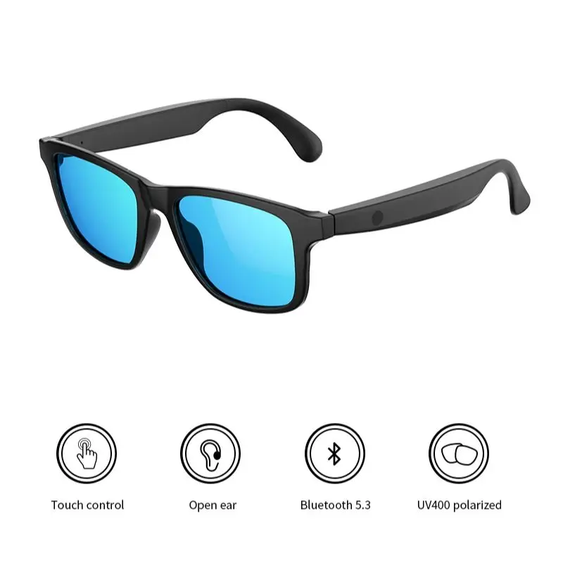 GS01 Pro Smart Glasses Smerový zvukový zvuk Outdoor Sports Wireless Bluetooth Smart Guelses