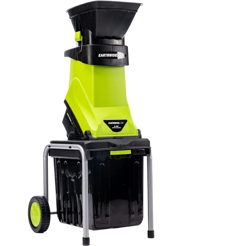 GS70015 15-amp Garden Corded Electric Electric Chipper, Zbierka Bin