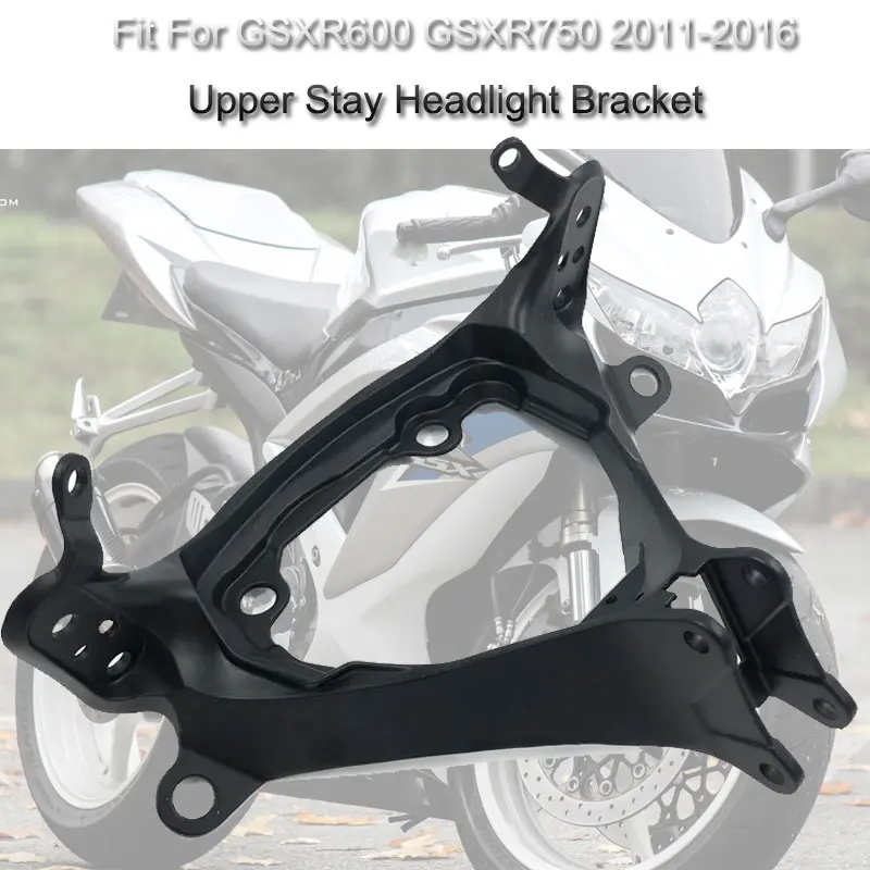 GSXR 600 750 Motocykel Horný pobyt Svetlometový držiak na kapotáž Fit Fit for Suzuki GSXR600 GSXR750 20112012 2013 14 15 2016