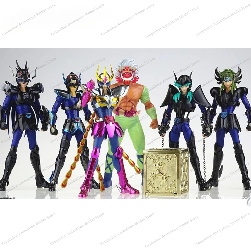 GT Saint Seiya Myth Myth Handrs ex Phoenix Ikki Pegasus Dragon Shiryu Andromeda Shun Cygnus V1 Čierne rytieri zverokruhu akčnej postavy