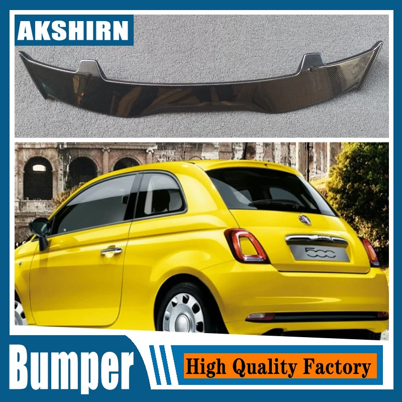 GT Spoiler Extension Fiat 500 Abarth MK1 2008-2012 Spojler zadného krídla pre Fiat 500 Abarth MK1 facelift 2016- Príslušenstvo v aute