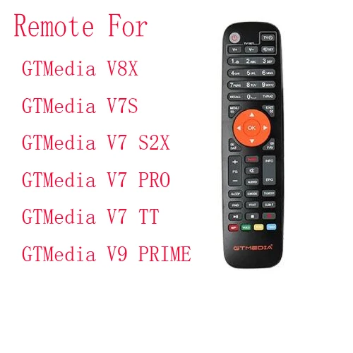 GTMEDIA V72X/V8X diaľkové ovládanie pre satelitný prijímač pre V7 TT V7 Pro, V9 Prime V7 S2X, GT Combo IFIRE 2