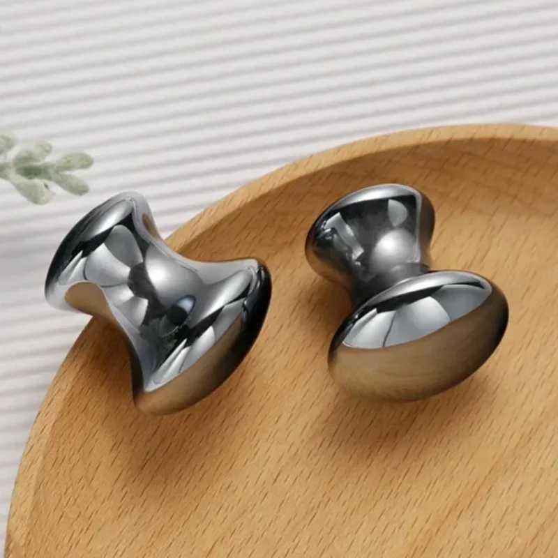 Gua Sha Face Massage Kau Kozmickej náradia Tvar húb Terahertz Energy Stone Guasha Scraping Massager tváre pre kúpeľné telo relaxácia