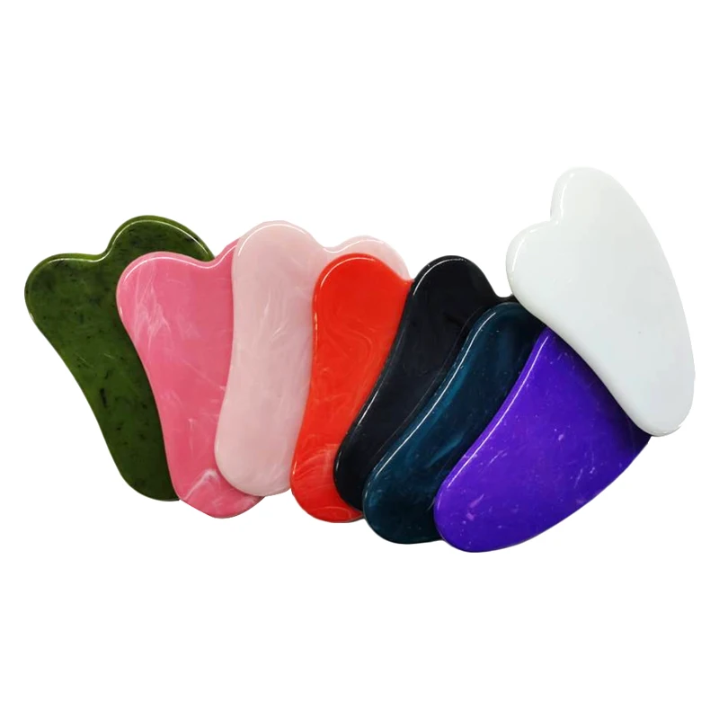 Gua Sha Masážna doska Rose Quartz Guasha Plat
