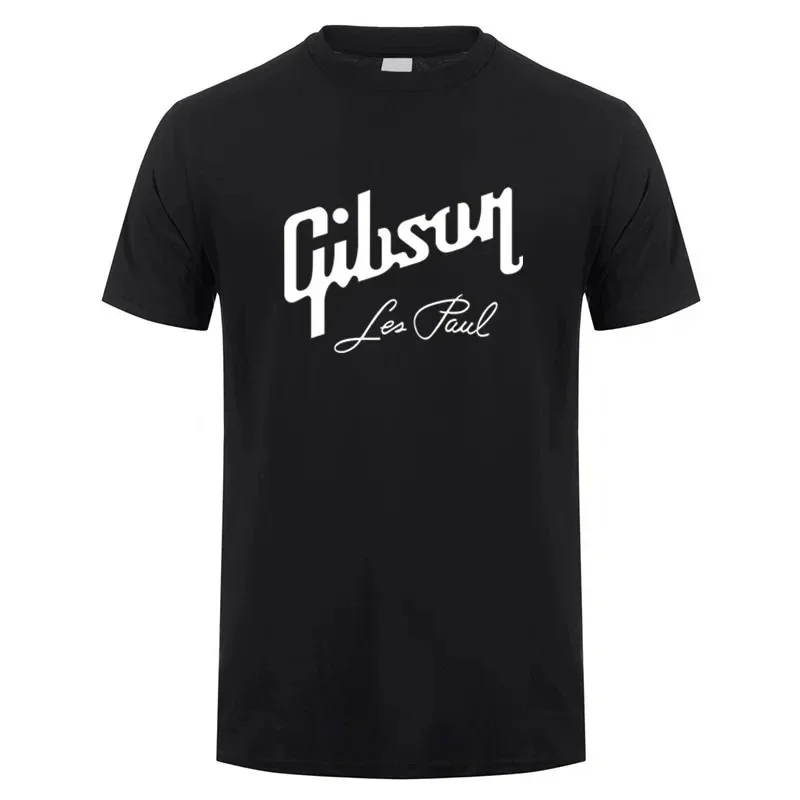 Guitar Gibson T košeľa letné muži s krátkym rukávom bavlnené tričká Gibson Les Paul Man topánky TEE