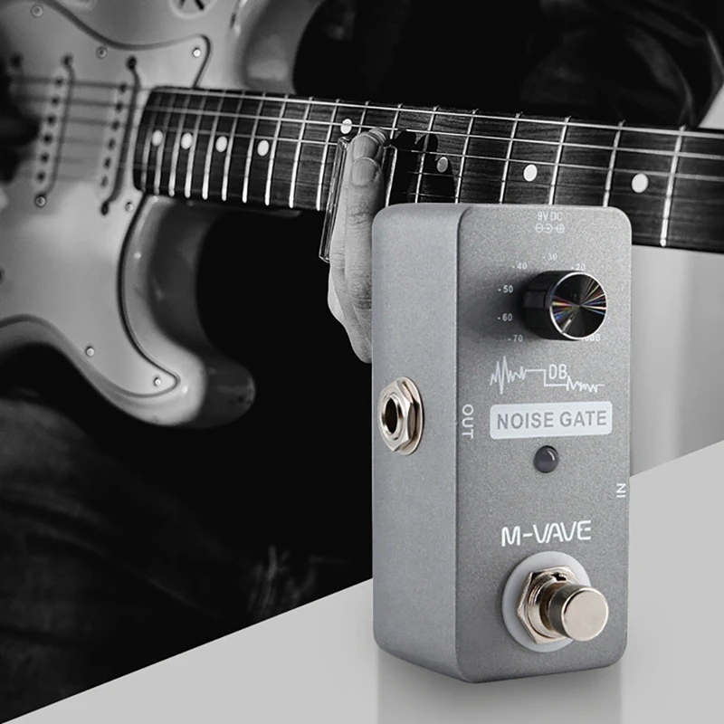 Guitara M-VAVE Noise Gata/Bass Effect Pedál Hudobné príslušenstvo Pedálové gitarové elektrické nahrávacie slučky Oneskorenia preťaženia reverbs