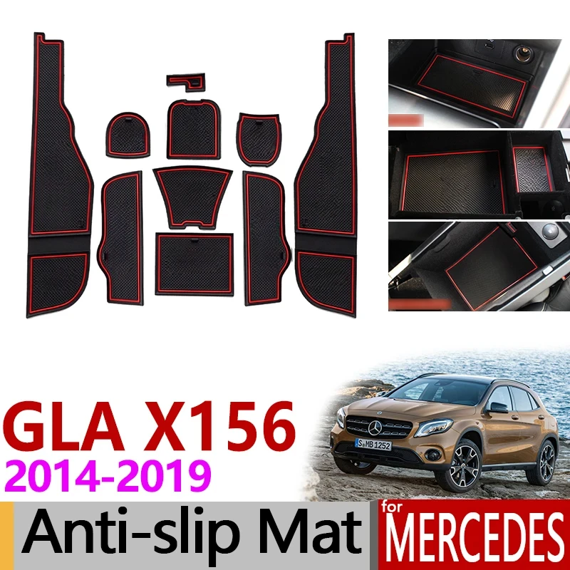 Gumová podložka na gumovú rohož pre protišmykovú bránu pre Mercedes Benz GLA X156 GLA180 GLA200 GLA220 GLA250 GLA45 200 220 250 200 D 220D Príslušenstvo